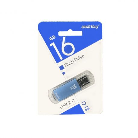 Флеш-диск Smartbay 16GB USB V-CUT синий