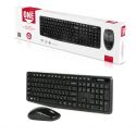Клавиатура и мышь беспроводная ONE SBC-235380AG-K черный SMARTBUY