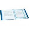Папка файловая на 80 файлов Attache A4 35 мм синяя (толщина обложки 0.6 мм)