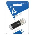Флеш-диск Smartbuy 4GB USB V-Cut чёрный, шт