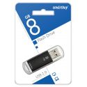 Флеш-диск Smartbuy 8GB USB V-Cut черный, шт