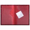 Обложка для паспорта натуральная кожа галант, "PASSPORT", красная, BRAUBERG, 237178